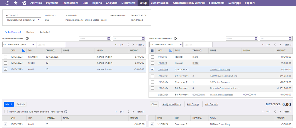 A Guide to NetSuite Bank Reconciliation