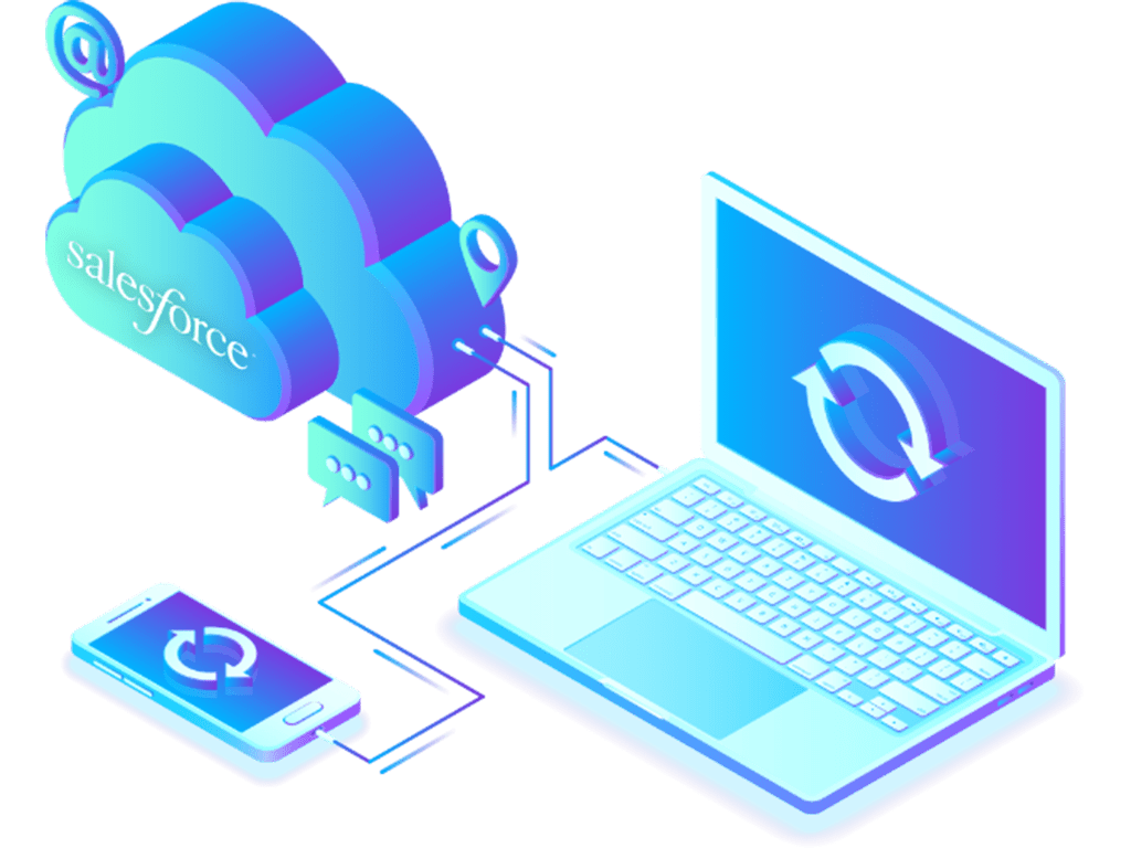 image showing sales force integration