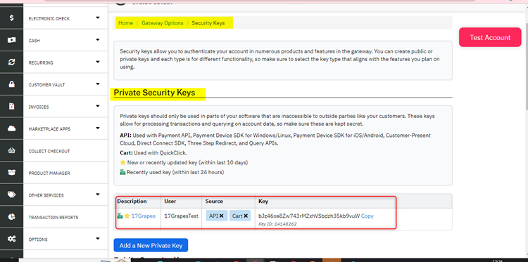 Integration of Salesforce to PayHawk Merchant