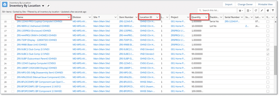 Rootstock Inventory Management