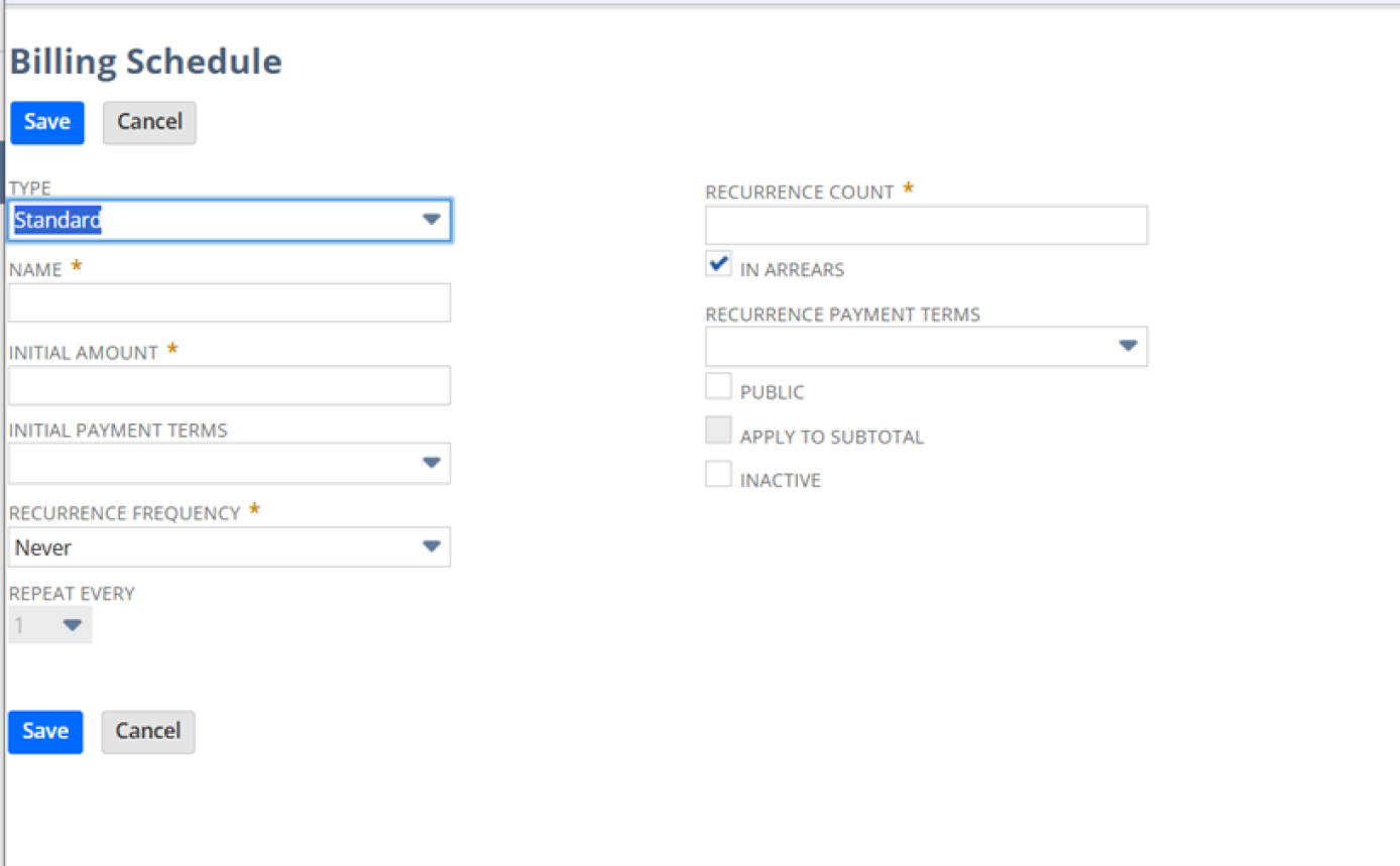 Advanced Billing in NetSuite: Introduction to Billing Schedules