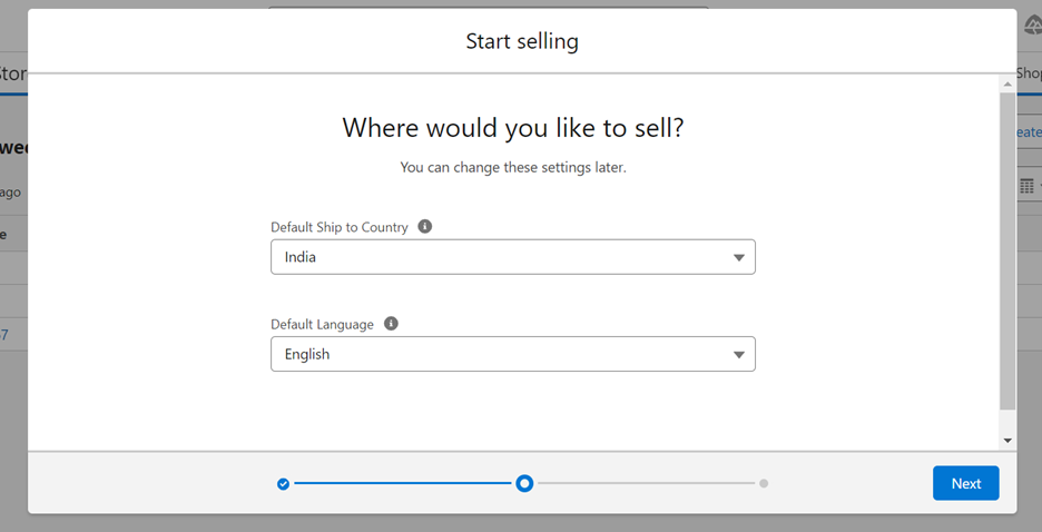 Salesforce D2C Commerce Setup