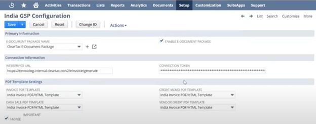 Electronic Invoicing process in NetSuite